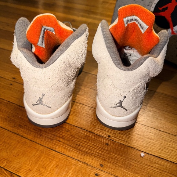 Air Jordan 5 Retro SE Craft Light Orewood Brown Sneakers Size 7Y FD9220-180 - Picture 6 of 9